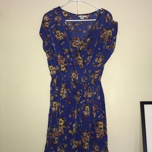 Blue floral bar III dress